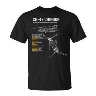 Ch-47 チヌークヘリコプター Tシャツ - Kawaiitshirt