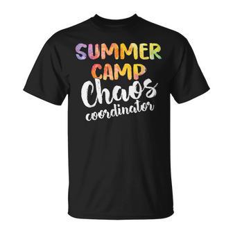 Chaos Coordinator Summer Camp Counselor Camping T-Shirt - Thegiftio UK