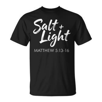 Christian Salt Light Matthew 5 T-Shirt - Monsterry