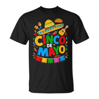 Cinco De Mayo Viva Mexican Fiesta Party 5 De Mayo T-Shirt - Monsterry