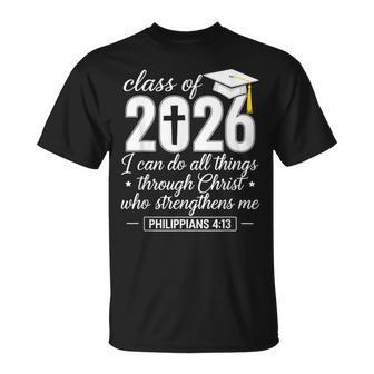 Class Of 2026 Christian Graduation Senior Graduate T-Shirt - Monsterry