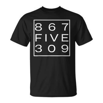 Classic 867Five309 8675309 T-Shirt - Thegiftio UK