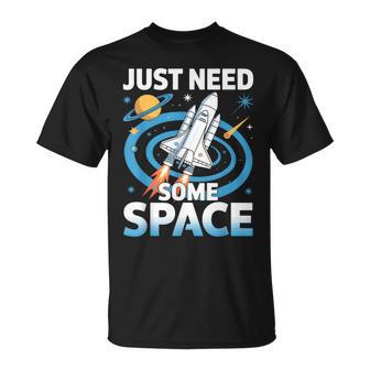 Cohete Espacial Espacial Para Hombres Es Y Niños Camiseta unisex - Regaloses