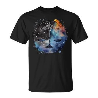 Constelación De Libra -Igno Del Zodiaco Libra Camiseta unisex - Regaloses