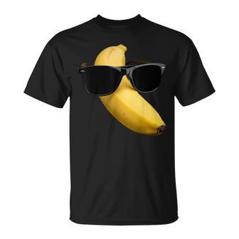 Cool Banana Con Gafas Deol Fruta Divertida Camiseta unisex - Regaloses
