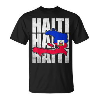 Cool Happy Haitian Flag Day Haiti Map Pride Kids T-Shirt - Thegiftio