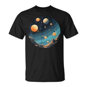 Cool Plusieurs Planètes Avec Costume Deoleil T-Shirt - Cadeauxyz