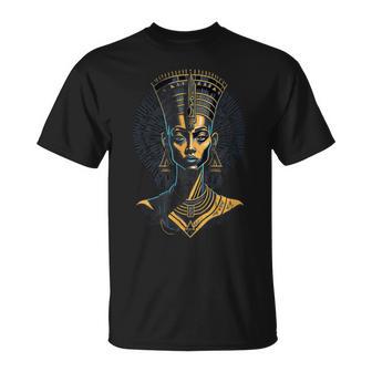 Cool Reine Égyptienne Pharaon Néfertiti Egypte Pharaon T-Shirt - Cadeauxyz