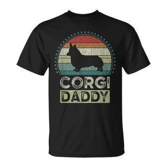 Corgi Daddy Father's Day Welsh Corgi Dad T-Shirt - Thegiftio UK