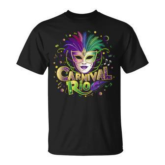Costume De Carnaval Rio Brésilouvenir Mardi Gras Festival T-Shirt - Cadeauxyz