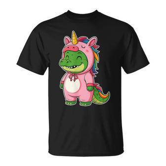 Costume De Licorne En Crocodile Kawaii Pour Filles Et Enfants T-Shirt - Cadeauxyz