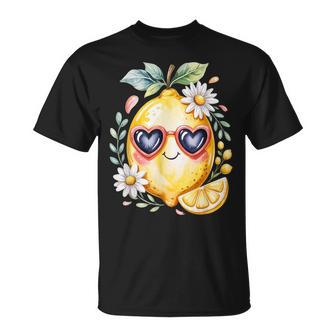 Cute Lemons Fruit Girls & Who Adore Loves Lemon T-Shirt - Thegiftio UK