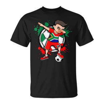 Dabbing Niño Boyudáfrica Fútbol Jugador Dabport Deporte Camiseta unisex - Regaloses