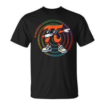 Dabbing Piímbolo Matemáticas Profesor Niños Pi Día 314 Camiseta unisex - Regaloses