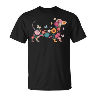 Dackel Hund Damen Dackel Dekor Kinder Lustiger Dackel T-Shirt - Seseable
