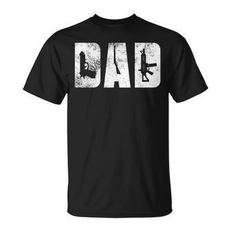 Dad Gun Rights Patriotic Firearm Hunting Father T-Shirt - Thegiftio UK