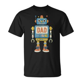 Dad Robot Built For Greatness Dad Jokes Fathers Day T-Shirt - Thegiftio