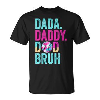 Dada Daddy Dad Bruh Baseball Drip Ice Cream Dad Bruh T-Shirt - Monsterry UK