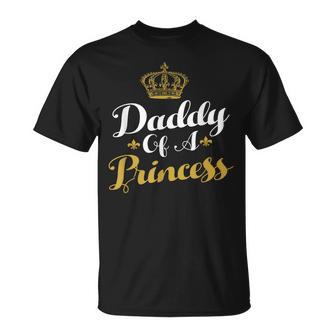 Daddy Of A Princess Fathers Day For Dad Maglietta - Novitaregali