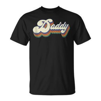 Daddy Retro Vintage Father's Day Daddy T-Shirt - Thegiftio UK