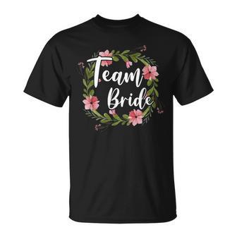 Damen Team Braut Bride Brautjungfern Jga Party Hochzeit T-Shirt - Seseable