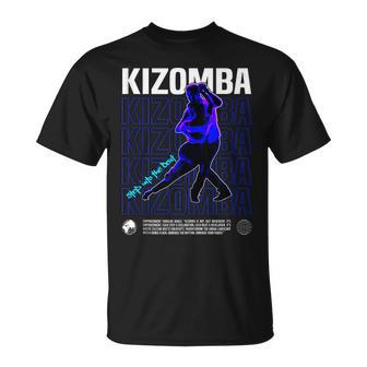 Dance Kizomba Urban Kiz Escuela De Danza Kizombero Kizz In Mangas Camiseta unisex - Regaloses