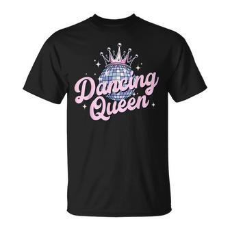 Dancing Queen Crowned Disco Ball T-Shirt - Monsterry