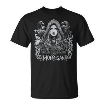 Dark Goddess The Morrigan ケルト女神 ダークペイガンレイヴン Tシャツ - Kawaiitshirt