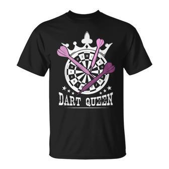 Dart Queen Para El Jugador Yentiladores De Dardos Es Camiseta unisex - Regaloses