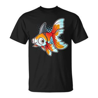 Déguisement De Requin Pour Poisson Rouge Humoristique De Poisson Clown T-Shirt - Cadeauxyz