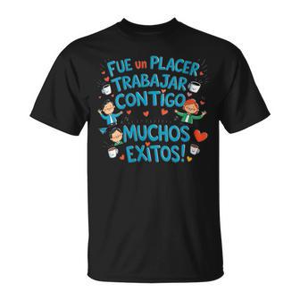 Despedida Compañera Y Compañero De Trabajo Regalo Cuello Camiseta unisex - Regaloses