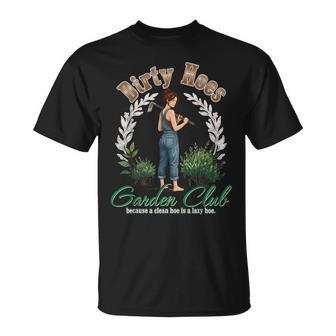 Dirty Hoes Garden Club Gardener Vintage Gardening T-Shirt - Thegiftio UK