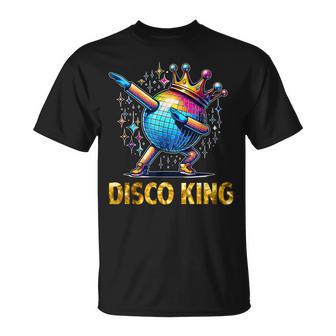 Disco King Costume 70S Dance Parties Led Disco Light Dabbing T-Shirt | Seseable UK