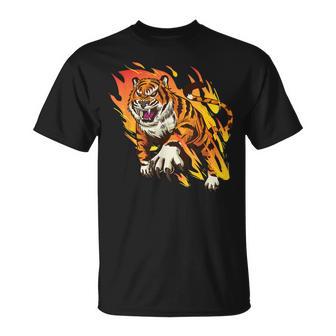 Diseño Con Tigre Para Los Amantes Del Tigre Camiseta unisex - Regaloses