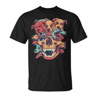 Disfruta De Tu Lado Profundo Con Este Diseño De Calavera De Perro Camiseta unisex - Regaloses