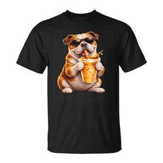 Divertente Con Bulldog Inglese Per Amanti Dei Cani Maglietta - Novitaregali