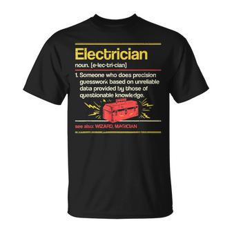 Divertida Con Texto En Inglés I Am An Electrician I Camiseta unisex - Regaloses