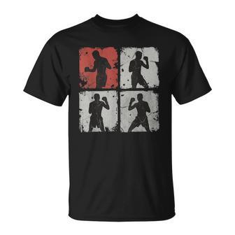Divertido Collage De Boxeo Retro Para Hombres Entrenadores Y Boxeadores Juveniles Camiseta unisex - Regaloses