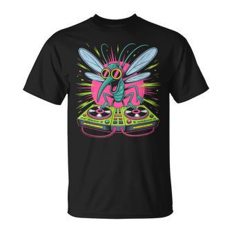 Dj Moustique Musicien Amusant T-Shirt - Cadeauxyz