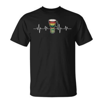 Djembe Tambour Drummer Instrument De Musique Afrique Raggae T-Shirt - Cadeauxyz