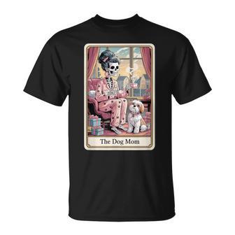 The Dog Mom Skeleton Tarot Card Pet Lover T-Shirt - Thegiftio UK