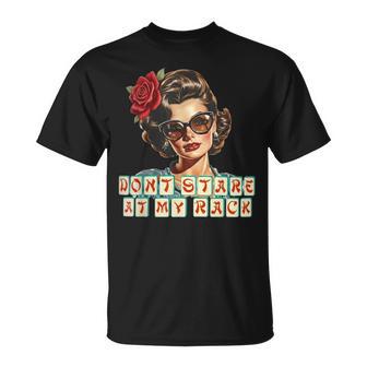 Don't Stare At My Rack Mahjong Chinese Mah Jong T-Shirt - Thegiftio UK