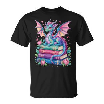 Dragon Book Fantasy Reading T-Shirt - Thegiftio