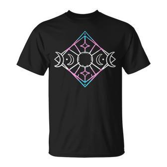 Drapeau Transgenre Croissant De Pleine Lune Espace Lgbtq Pride Trans Flag T-Shirt - Cadeauxyz