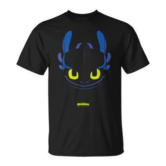 Dreamworks ドラゴンズ トゥースレス ナイトフューリー ビッグフェイス コスチューム Tシャツ - Kawaiitshirt