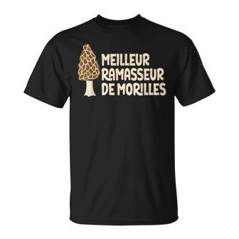 Drôle Cueilleur Morilles Chasseur De Champignon T-Shirt - Cadeauxyz