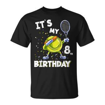 È Il Mio Ottavo Compleanno 8 Anni Tennis Compleanno Maglietta - Novitaregali