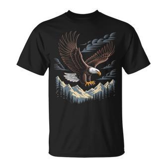 Eagle Bird Mountains T-Shirt - Thegiftio UK