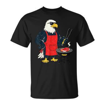 Eagle Steaks Patriotic Eagle Bbq Grill Meme T-Shirt - Monsterry