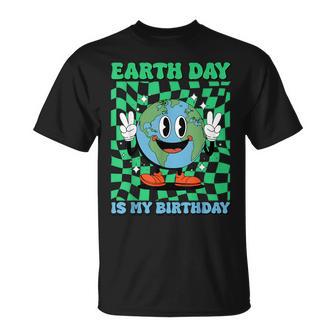 Earth Day Is My Birthday April 22Nd Birthday Party Cute T-Shirt - Thegiftio UK